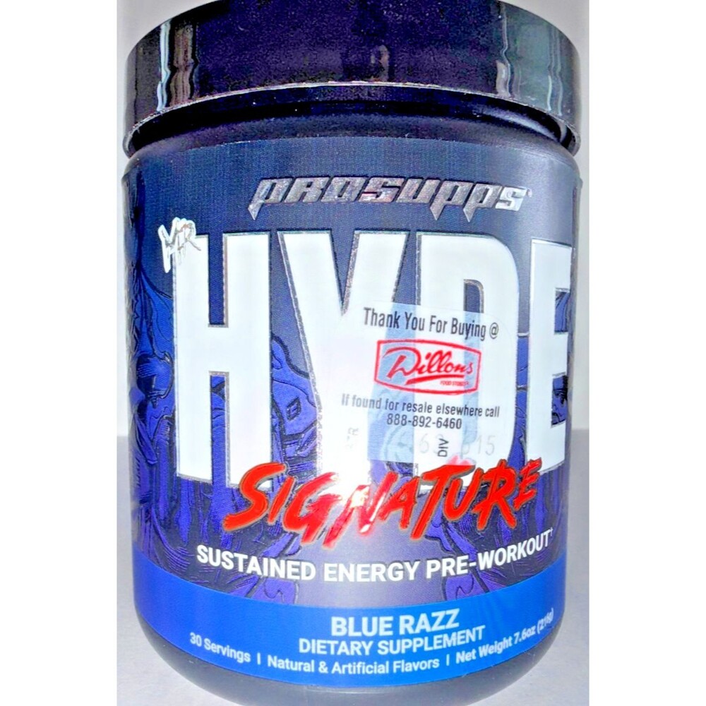 ProSupps Mr. Hyde Signature Pre-Workout Powder Blue Razz 14.7 oz
